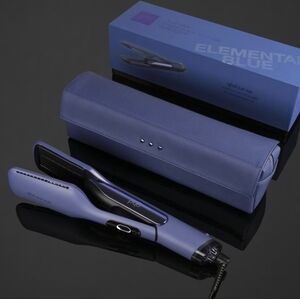 GHD Duet Style Air Styler In Elemental Blue Hair with Case
